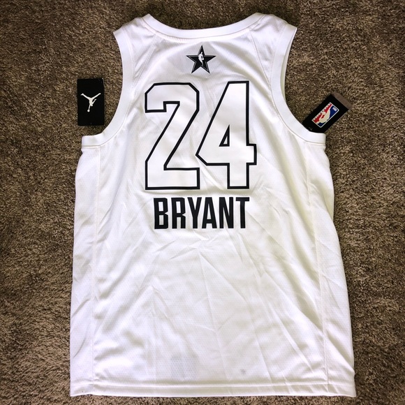 Kobe Bryant All Star Jersey NWT. White. SZ L/XXL - Picture 2 of 7
